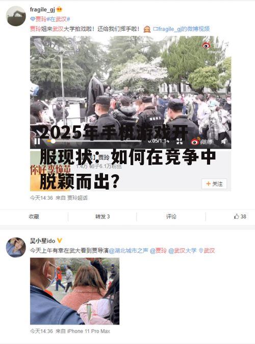 2025年手机游戏开服现状：如何在竞争中脱颖而出？
