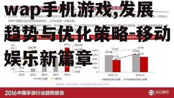 二、wap手机游戏的发展趋势