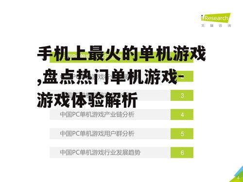 四、单机游戏的未来趋势