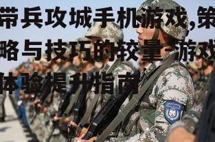 三、军队建设与士兵选择