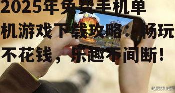 二、免费手机单机游戏下载攻略
