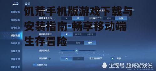 三、游戏安装后的首次设置