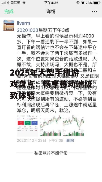2025年大型手机游戏盘点：畅享移动端极致体验