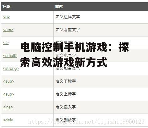 三、电脑控制手机游戏的发展趋势