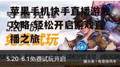 四、开始游戏直播