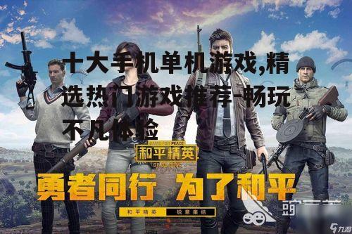 十大手机单机游戏,精选热门游戏推荐-畅玩不凡体验