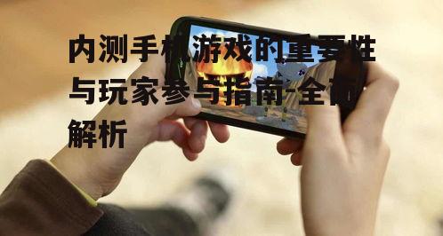 内测手机游戏的重要性与玩家参与指南-全面解析