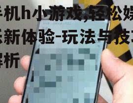 手机h小游戏,轻松娱乐新体验-玩法与技巧解析