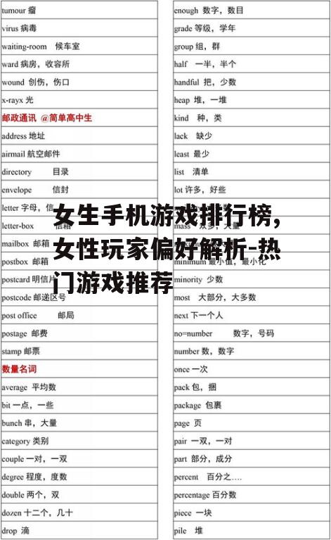 二、排行榜前三的游戏类型