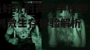 三、逃生冒险:刺激的丧尸追逐战