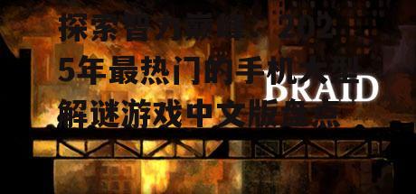 二、热门中文解谜游戏盘点