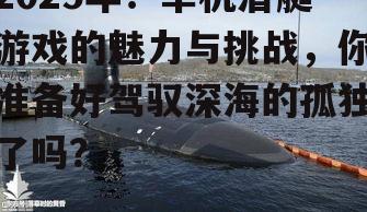 2025年：单机潜艇游戏的魅力与挑战，你准备好驾驭深海的孤独了吗？