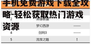 二、了解游戏评分与评论
