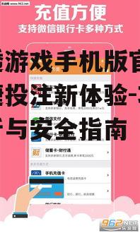 乐透游戏手机版官网,便捷投注新体验-功能解析与安全指南