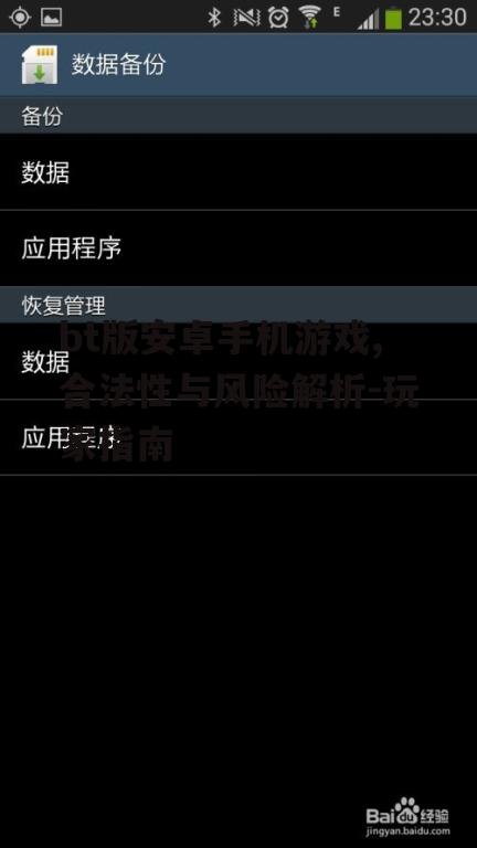 bt版安卓手机游戏,合法性与风险解析-玩家指南