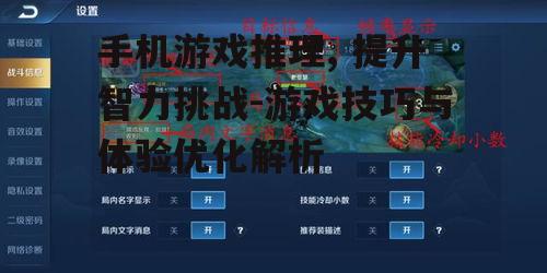 三、优化游戏体验的小窍门