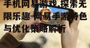 手机网易游戏,探索无限乐趣-网易手游特色与优化策略解析