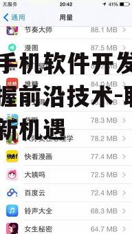 四、游戏手机软件开发职业前景