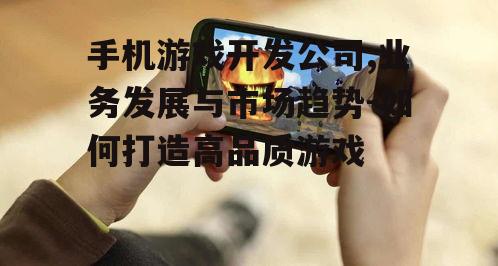 手机游戏开发公司,业务发展与市场趋势-如何打造高品质游戏