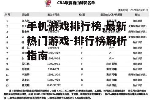 四、排行榜的更新规律