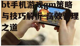 三、bt手机游戏gm面临的挑战与解决方案