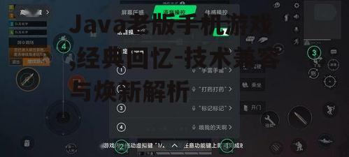 Java老版手机游戏,经典回忆-技术兼容与焕新解析