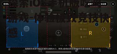 二、iOS吃鸡游戏的画面与操作体验