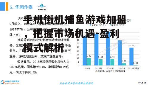 手机街机捕鱼游戏加盟，把握市场机遇-盈利模式解析