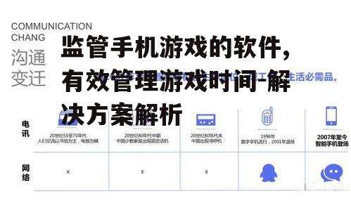 监管手机游戏的软件,有效管理游戏时间-解决方案解析