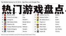 2019年手机游戏排名，热门游戏盘点与分析
