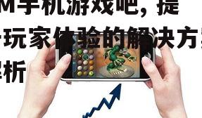 GM手机游戏吧, 提升玩家体验的解决方案解析