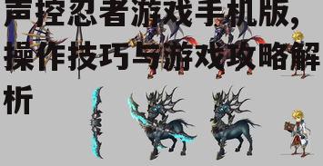三、游戏角色与装备选择