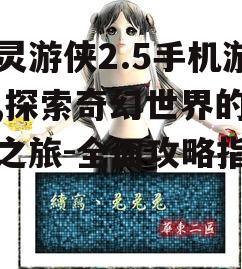 幻灵游侠2.5手机游戏,探索奇幻世界的冒险之旅-全面攻略指南