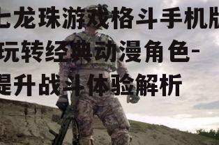二、战斗系统与操作方式