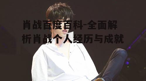 二、肖战的影视作品