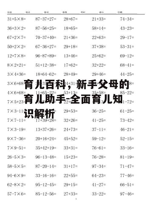 二、婴儿辅食添加指南
