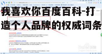 三、如何优化百度百科词条
