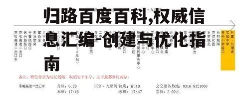 二、归路百度百科的内容优化