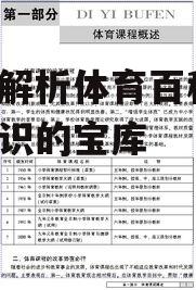 深入解析体育百科-体育知识的宝库