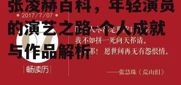 四、张凌赫的成就与荣誉