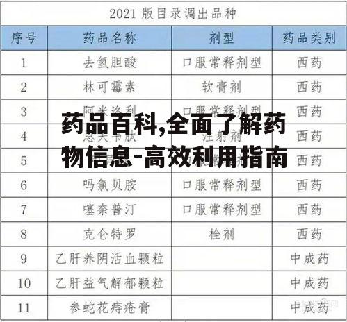 四、药品百科在临床决策中的角色