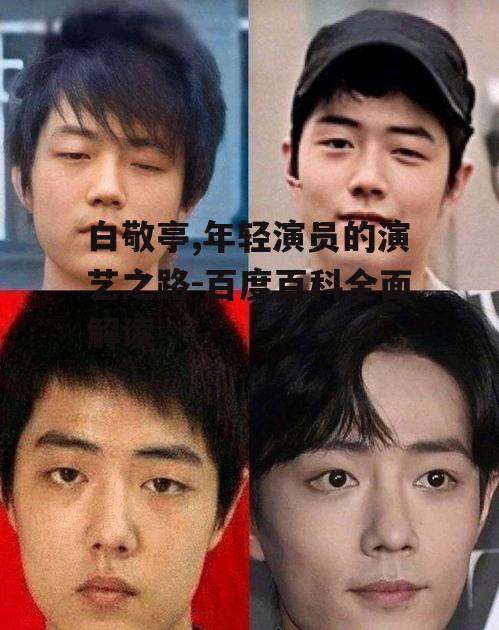 白敬亭,年轻演员的演艺之路-百度百科全面解读