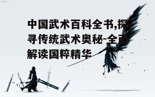 中国武术百科全书,探寻传统武术奥秘-全面解读国粹精华