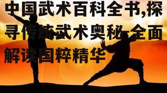 四、武术的哲学与文化内涵