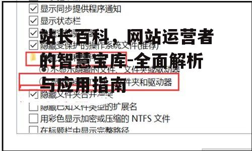 二、站长百科的核心内容