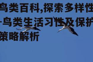 二、鸟类的生态环境