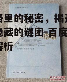 暗格里的秘密，揭开历史隐藏的谜团-百度百科解析