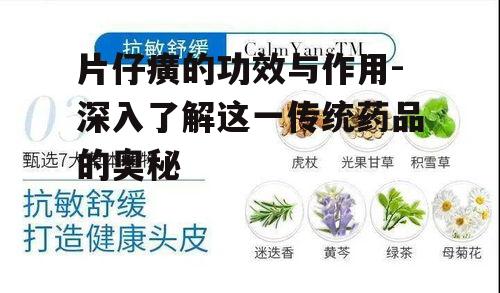 三、片仔癀的临床应用