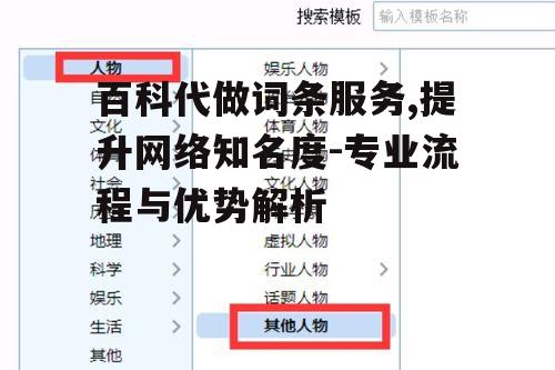 三、百科词条创建流程
