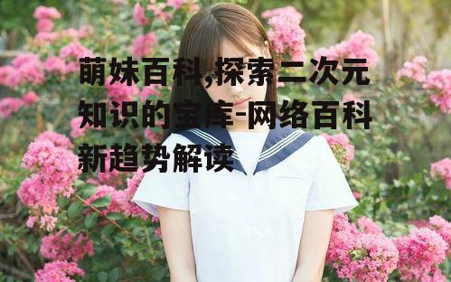 三、如何提升萌妹百科的用户体验